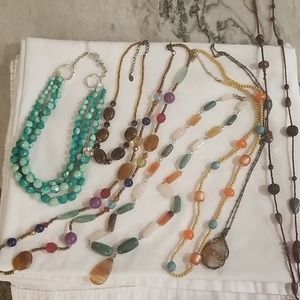 7 BOHO Style Necklaces. Various Types See Pictures